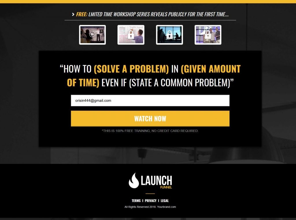 product launch funnel