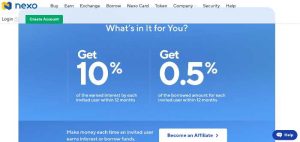 nexo nft affiliate program