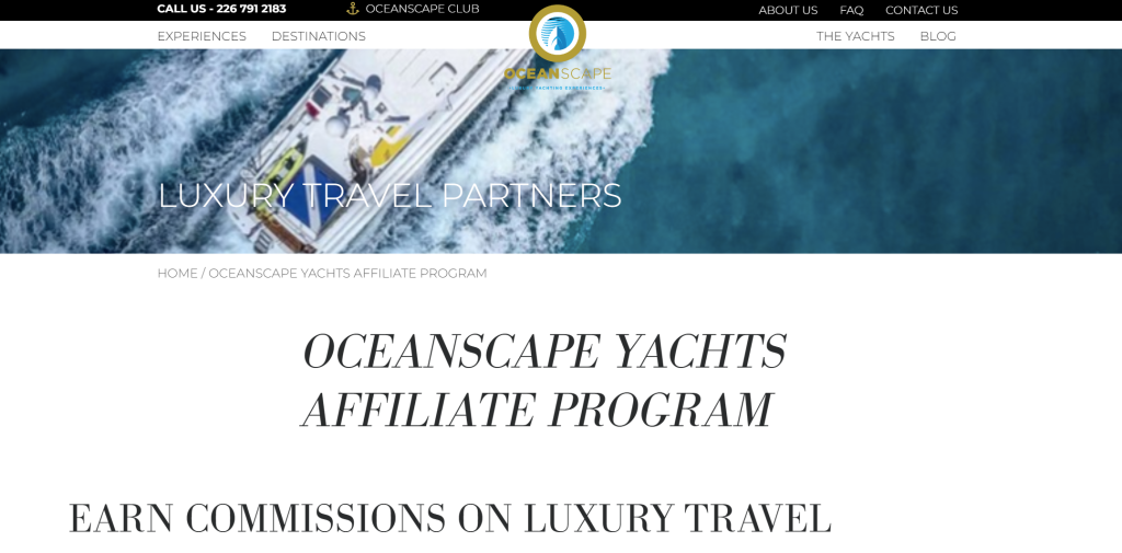 high ticket travel affiliate programs