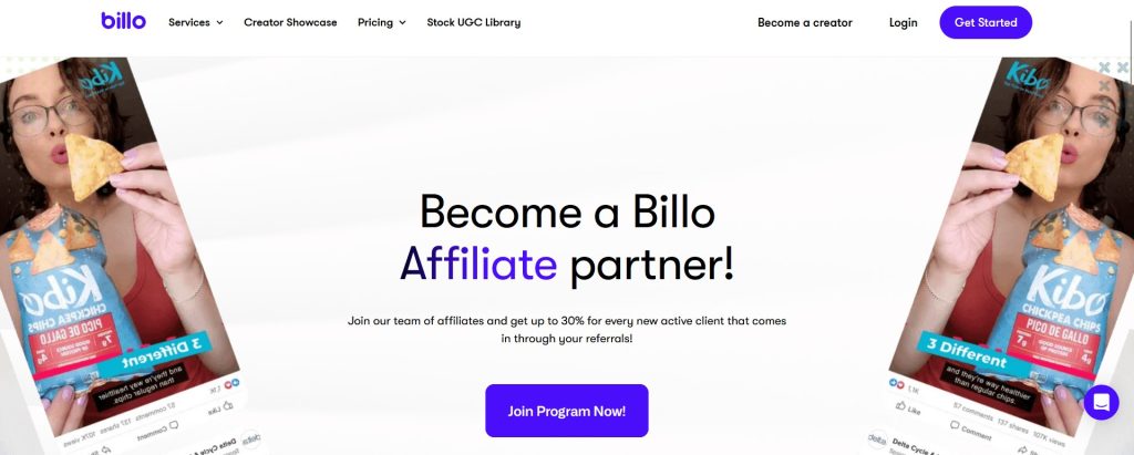 billo affiliate program