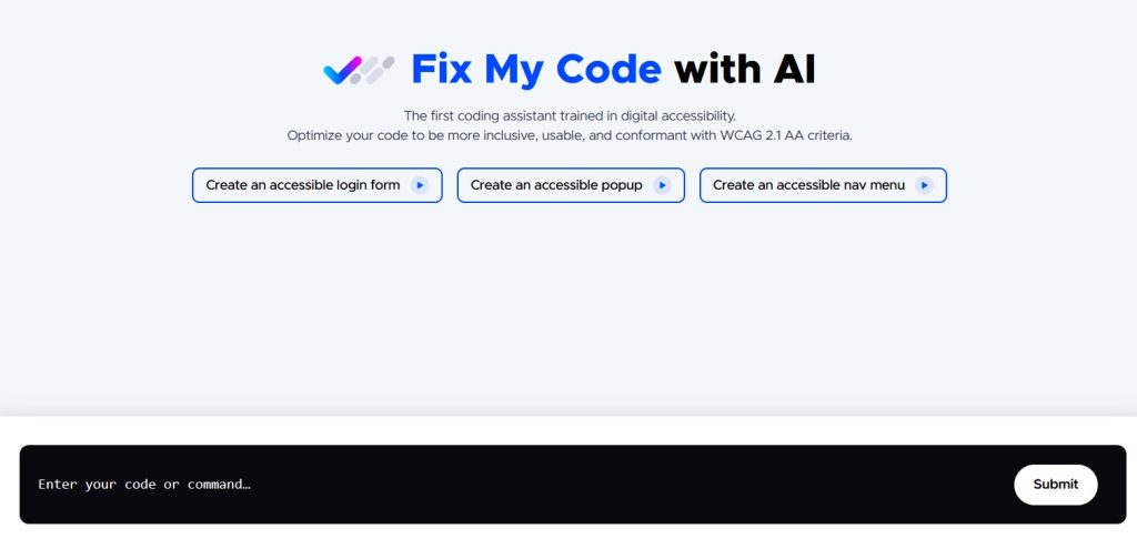 FIXMYCODE WIDGET USERWAY