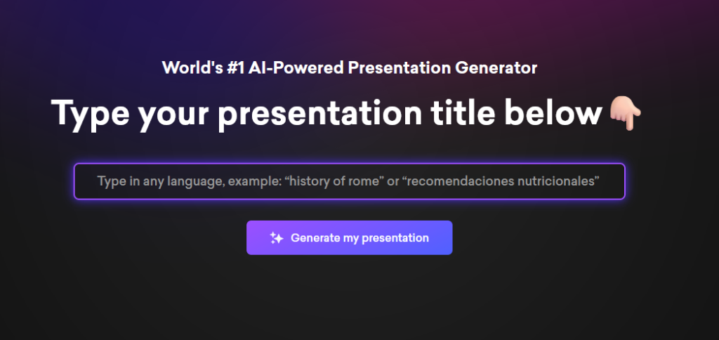 presentation software ai