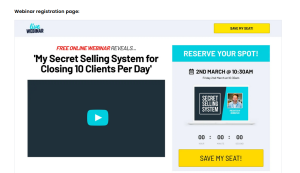 webinar-registartion-page-funnel