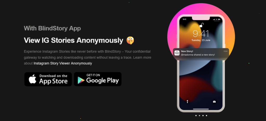 instagram anonymous story viewer blindstory