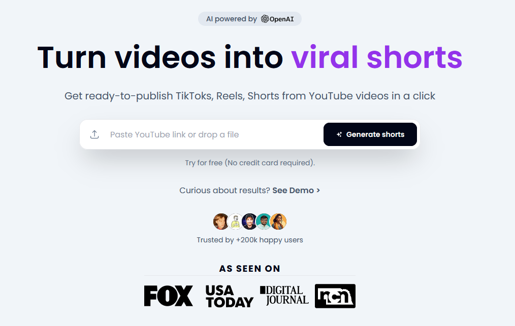 ai tools for youtube shorts