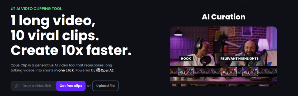 opus clip short videos tool